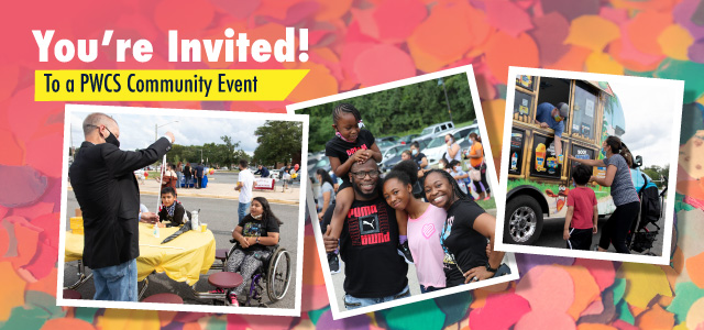 You're Invited to a PWCS Community Event